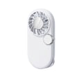 thumbnail image 3 of AuroraX White Portable Pocket Fan Rechargeable Mini Handheld Fan Rechargeable Quiet Lightweight Battery Operated Fans for Wedding Guests, 3 of 5