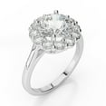 thumbnail image 3 of 2.40 Ct Stunning Round Diamond Bridal Rings Solid 18K White Gold, 3 of 6
