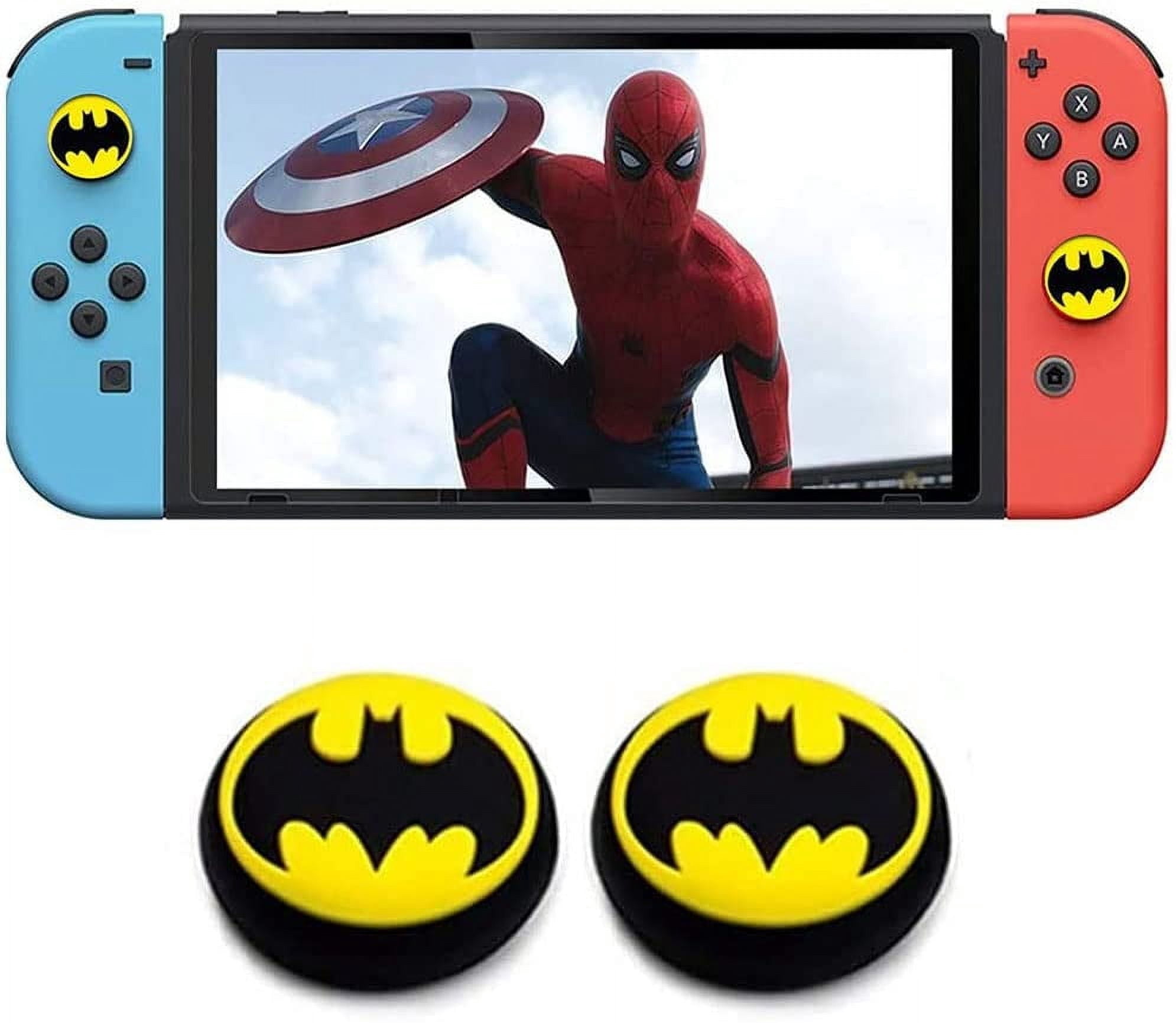 Joy Con Capuchons de Prise Compatibles avec Nintendo Switch&Nintendo Switch Lite, Protection en Silicone Souple
