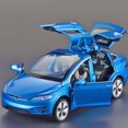 thumbnail image 4 of 1:32 Model Alloy Car Models Surface Reusable Toy Cars Mini Collection Office Decoration with Sound Light for Children Gifts Boy Purple, 4 of 9