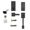 thumbnail image 1 of BLACK+DECKER Smart Lock with Keypad, Gateway Hub & Front Door Handle Set – WiFi Remote Access, Auto-Lock, App Control, Black Finish, 1 of 9