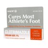 Major Clotrimazole Antifungal 1% Cream, White, 14.17 g