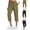 06# Army Green, variant on Women's Hiking Capri Pants Quick Dry Cargo Pockets Pants Lightweight Cropped Summer Pant for Travel Casual Army Green M