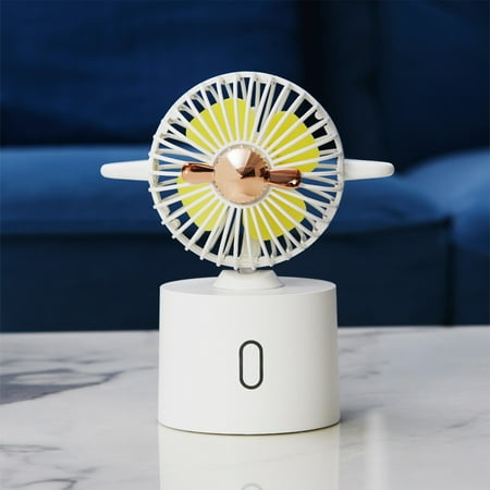 

WHLBF Desk Fan Mini Fan Powerful Small Personal Portable Fan 3 Speed USB Table Fan for Kids Girls Woman Man Home office Outdoor