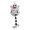 A, variant on THHEIC Adorable Ghost Bell Resin Hanging Ornaments, Cute Funny White Ghost Wind Chime Decoration, Fun Halloween Pendant for Home Party Holiday Decor