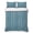 Slate Blue, variant on 3 Pieces Queen Quilt Set,Olive Green and White Striped Soft Bedding Sets with 1 Quilt & 2 Pillow Shams,Modern Minimalist Lines Summer Bedspread Lightweight Coverlet Comforter for All Season