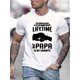 thumbnail image 1 of Father's Day Daddy And Son Fist Graphic Print Men's Creative Top, Casual Short Sleeve Crew Neck T-shirt, Men's Clothing For Summer Outdoor, 1 of 8
