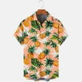 thumbnail image 4 of WAENQINLA Mens Funny Hawaiian Shirts 2025 Vacation Pineapple Print Short Sleeve Shirt Button Down Party Summer Beach Shirts, 4 of 5