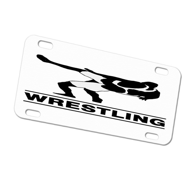 KuzmarK Automobile Car Tag License Plate Wrestling Match