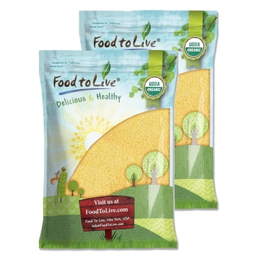Organic Millet Seeds, 25 Pounds — Non-GMO, Kosher, Raw, Vegan — by Food to Live
