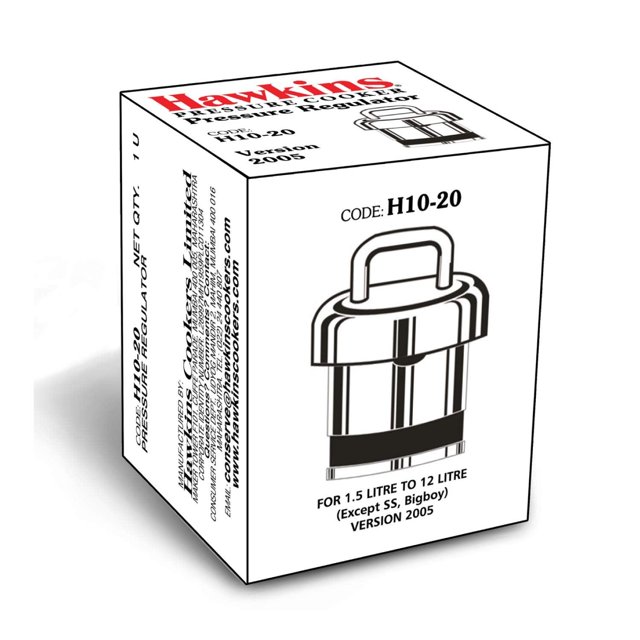 Regulador de Presión Hawkins H10-20 para Ollas de Presión Classic de Acero Inoxidable y Aluminio