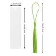 thumbnail image 3 of 30 juegos de marcapáginas acrílicos transparentes, marcapáginas acrílicos en blanco, marcadores acrílicos con borlas, 3 of 7
