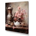 thumbnail image 2 of Designart "Elegant Pink Tea Still Life" Coffee Wall Art Prints, 2 of 7