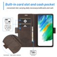 thumbnail image 6 of SaniMore for Samsung Galaxy S23 Plus 2023 Case, PU Leather Magnetic Flip Folio Shell with Card Holders RFID Blocking Kickstand Shockproof TPU Magnetic Closure Business Cover, Coffee, 6 of 9