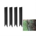 thumbnail image 2 of Paquete de 4 Clips de Conector, Estacas de Metal Cor-Ten de para Bordes de Paisaje de Acero de 6, 8 y 14 Pulgadas de Alto, Negro, 10,2 Pulgadas, 2 of 8