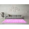 thumbnail image 3 of Ahgly Company Indoor Square Persian Pink Traditional Area Rugs, 6' Square, 3 of 4