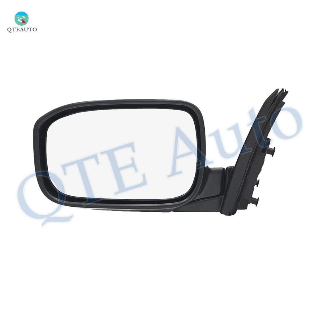 Left Driver Side Power Foldaway View Mirror Black Smooth For 2003-2007 Honda Accord