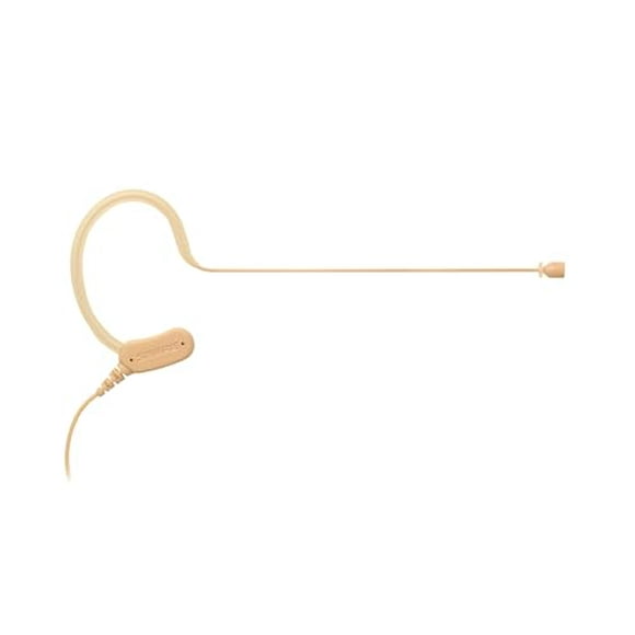 Shure Microflex MX153 Earset Headworn Microphone - Tan, Omnidirectional Mic, TQG / TA4F Connector Wireless Bodypack Transmitters (MX153T/O-TQG)