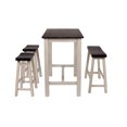 thumbnail image 3 of Sonoma 4pc Pub Set - European Black/Antique White, 3 of 7