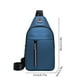 thumbnail image 3 of Pequeña bolsa de hombro para hombres y mujeres, bolso de viaje con agujero para auriculares, bolso de hombro de gran capacidad, bolso de hombro de una sola capa, bolsa de viaje para exteriores, bolsa, 3 of 8