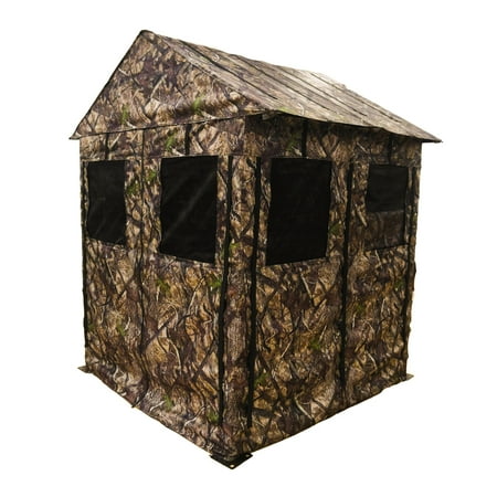 Extreme Outdoor Deluxe Ground Blind - True Timber Camo