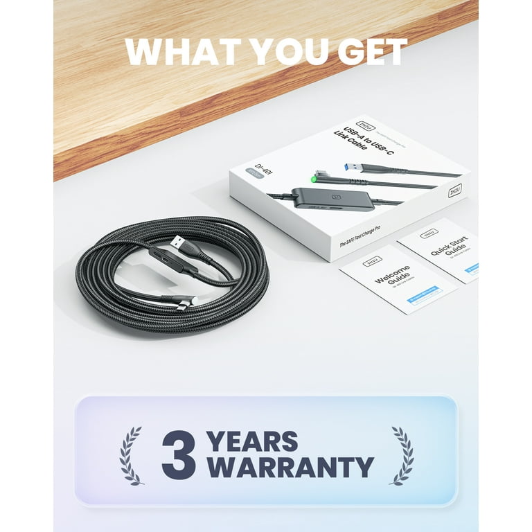 INIU 16FT High-Speed USB-C Connection Cord for Meta Quest 2