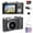 Black with 32GB Card, variant on MHCABSR Digital Camera with Flash, 48MP, Digital Zoom, Mirrorless CCD, Retro Design (25 Count)