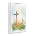 thumbnail image 3 of Stupell Industries Sunlit Faith And Flowers White Framed Giclee Art, design by Creative Studio, 30 x 20, 3 of 8