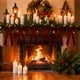 thumbnail image 5 of Decoraciones navideñas, lazos de terciopelo para árbol de Navidad, guirnaldas, lazos de terciopelo con lazos, decoración colgante, decoración de jardín, decoración navideña, decoración de Halloween., 5 of 5