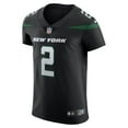 thumbnail image 2 of Men's Nike Zach Wilson Stealth Black New York Jets Vapor Elite Jersey, 2 of 3