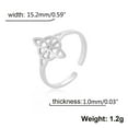 thumbnail image 5 of Necvior Witches Knot Rings Stainless Steel Knot Rings Perfect Gift for Women, 5 of 14