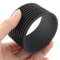 thumbnail image 3 of Silicona Calor Resistencia Quemaduras Antideslizante Vidrio Botella Taza Copa Manga 5.8cm Diámetro Negro Unique Bargains herramientas para esculpir alimentos, 3 of 3