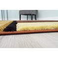 thumbnail image 2 of Premium 3D Hand Carved Thick Modern Contemporary Abstract Rug Design 3995 Brown Beige 7'9''x10'8'', 2 of 10