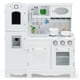 thumbnail image 1 of Juego de Cocina de Juguete de Madera Costway con Accesorios Teléfono Fregadero Horno Nevera Dispensador de Agua Luz y Sonido Blanco, 1 of 10