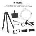 thumbnail image 3 of Kit de anillo de luz LED de 10 pulgadas / 26 cm 3000K-6500K 3 modos de iluminación Regulable USB ali Abanopi Lámpara de fotografía, 3 of 7