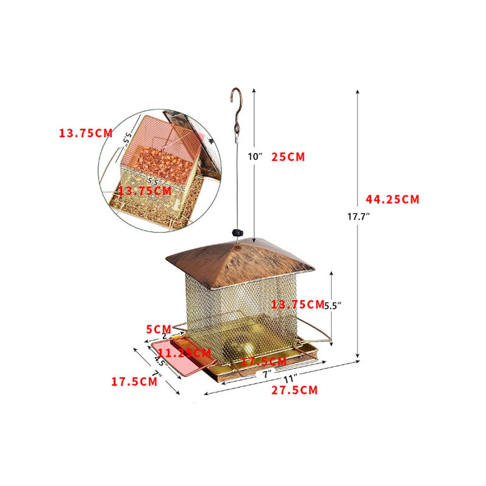 Hmsavn Hanging Standing Outdoor Garden Bird Feeding Supplies Feeders Hummingbird Feeders Gardening Tools