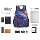 thumbnail image 4 of Disketp Starry Sky Turtle Mochila Ligera e Impermeable, Mochila de Día Resistente para Viajes, Senderismo y Uso Diario para Hombre y Mujer, 4 of 7