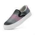 thumbnail image 5 of Toddler Sneakers for Girls Boys, Kids Canvas Low Top Slip On Sparkle Glitter Shoes Fashion Walking Casual Shoes, 5 of 8