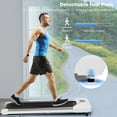 thumbnail image 5 of Topcobe 2.25 HP Walking Pad with LED Display and Remote Control, Portable Under Desk Treadmill, Gray, 5 of 7