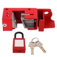 thumbnail image 1 of Circuit Breaker Lock Set Aluminum Alloy Anti Corrosion Electrical Safety Lockout Kit with 38mm Nylon Padlock, 1 of 8