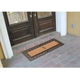 thumbnail image 6 of A1 Home Collections Outdoor Paisley Monogrammed S Doormat, Bronze/Black, 47.25 in x 17.71 in, 6 of 7