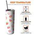 thumbnail image 6 of 20 OZ Insulated Tumblers Slim Tumbler Cup with Straw,Thermal with Lids for Hot and Cold Drinks for Outdoor Sports Wedding, 6 of 7