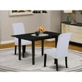 thumbnail image 2 of East West Furniture Dining Table- Dining Chairs, NOBA3-BLK-05, 2 of 4