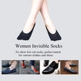 thumbnail image 4 of AMITOFO 6 Pairs Toe Socks Women No Show Low Cut Socks Cotton Breathable Running Athletic Five Toe Socks for Women Ladies Size 5-10, 4 of 5