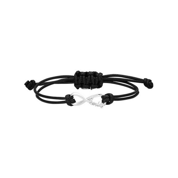 Harley-Davidson Women's Harley Infinity Wax Adjustable Cord Bracelet HDB0423, Harley Davidson