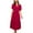 Purple Womens Summer Dress, variant on USSUMA Dress for Women Wedding Guest Ruffle Sleeve Elegant Belted Swing Flowy Long Maxi Summer Dress Casual Ruffle Pleated Solid 2022 Sundresses Beach V Neck Womens Sun Dresses