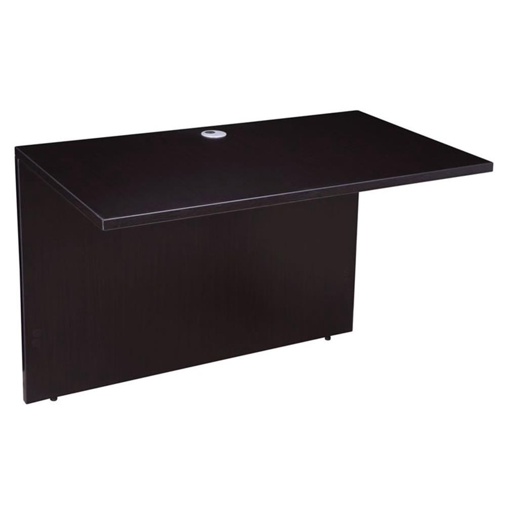 Boss Office Products Mocha 66 inch Executive U-Shape Desk with Lateral File Storage