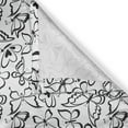 thumbnail image 5 of Ambesonne Animal Grommet Curtain, Butterfly and Freedom, 50" x 72", White and Black, 5 of 6