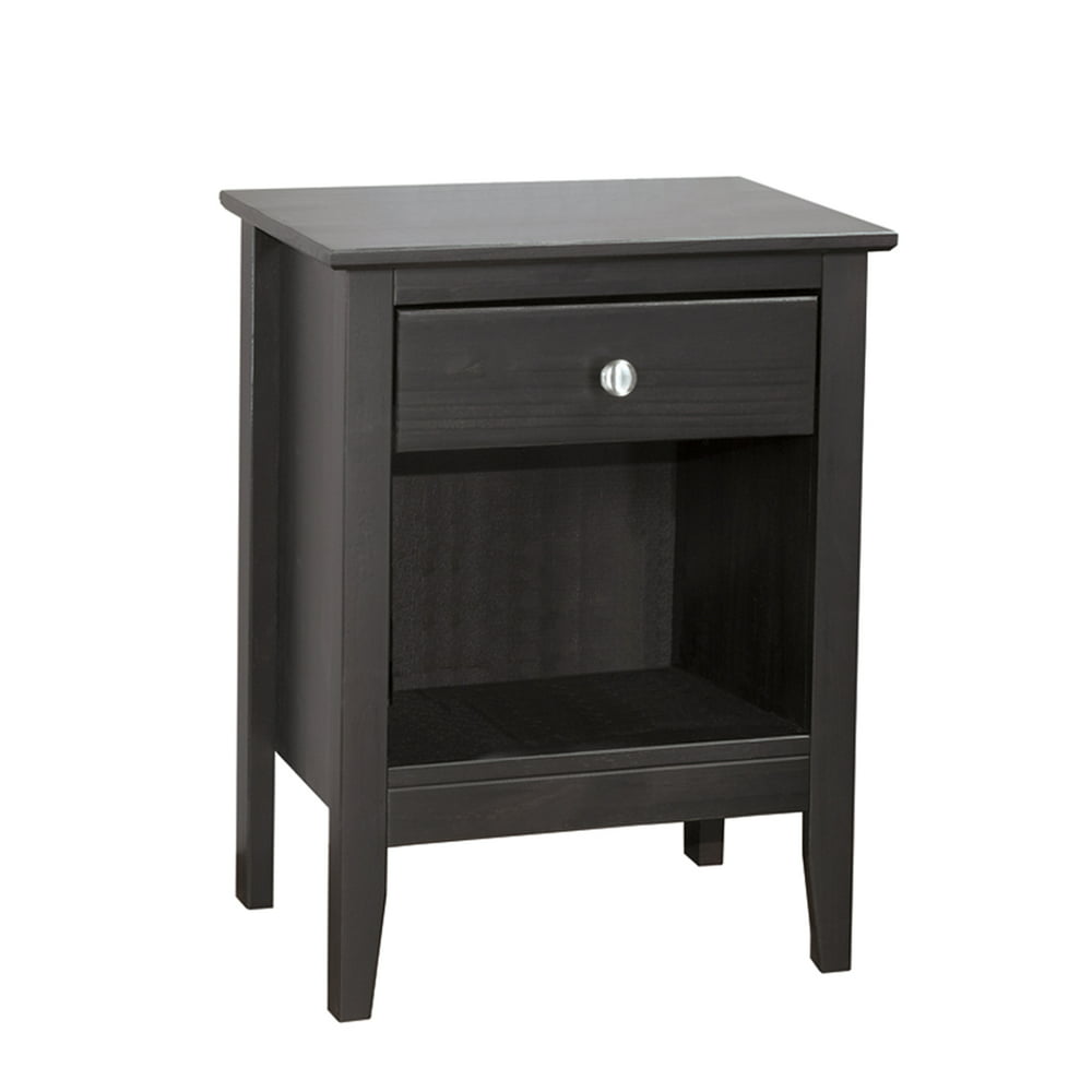 Adeptus Solid Wood Easy Pieces Single Drawer End Table/Nightstand w