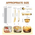 thumbnail image 6 of Utensils Set for Buffets & Parties,Stainless Steel Serving Tongs & Spoons ,Dishwasher Safe Salad & Taco Bar Serving Set,20pack, 6 of 6